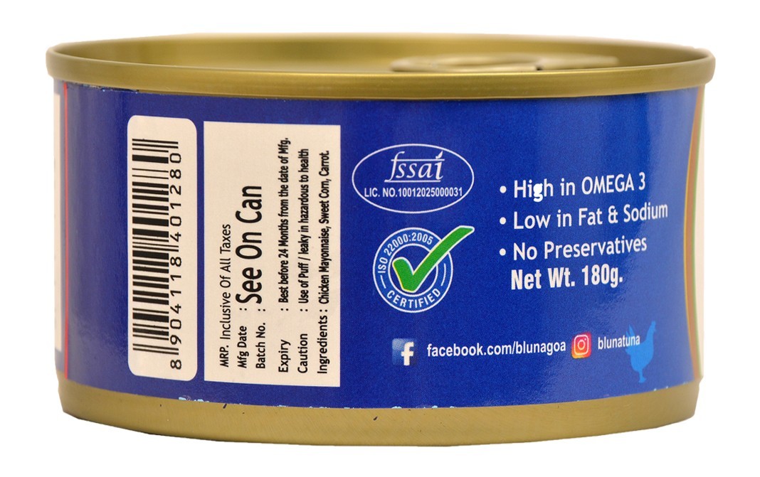Bluna Chicken Mayo    Tin  180 grams